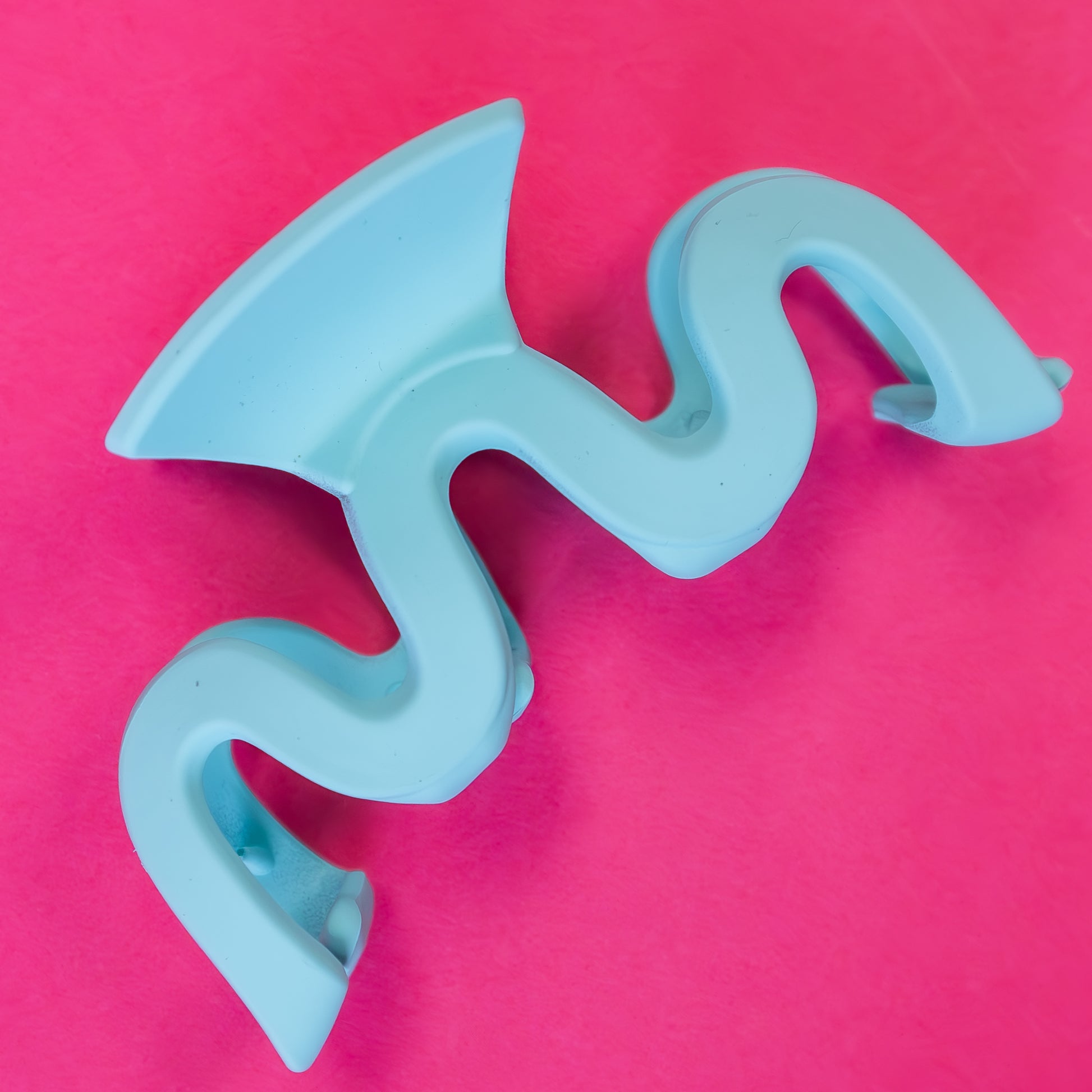 Colorful Wavy Claw Hair Clip - Gasp