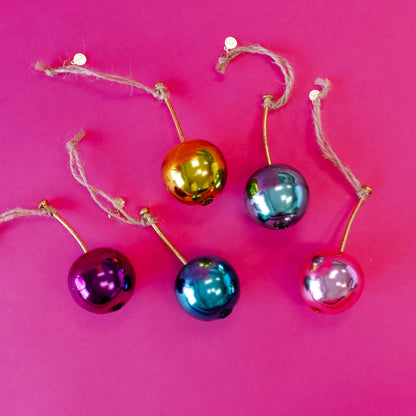 Colorful Cherry Ornament - Gasp