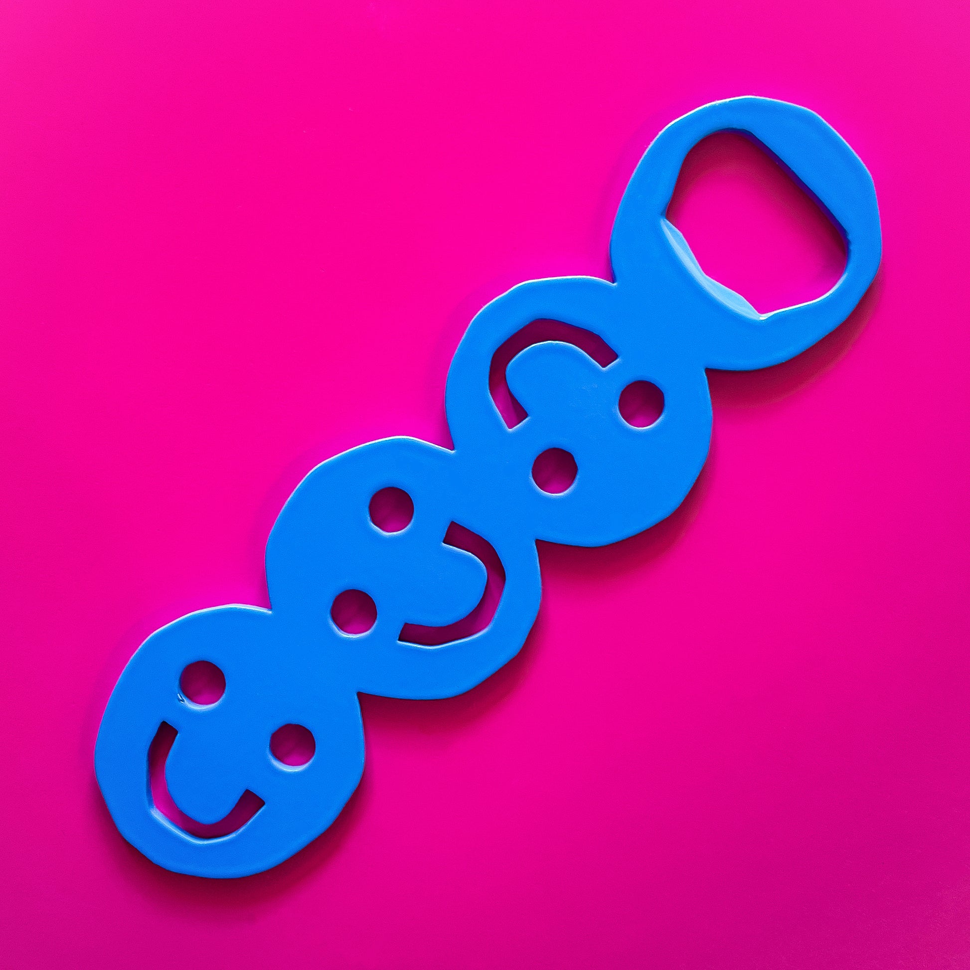 Cheersie Smiley Face Metal Bottle Opener - Gasp