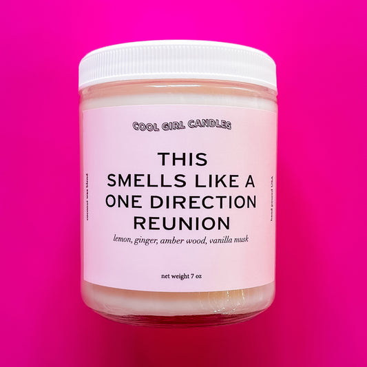 Smells Like One Direction Candle - Gasp