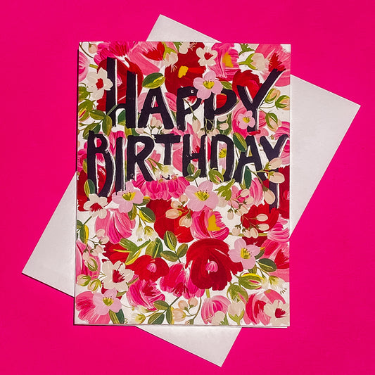 Flowers Birthday Card - Gasp