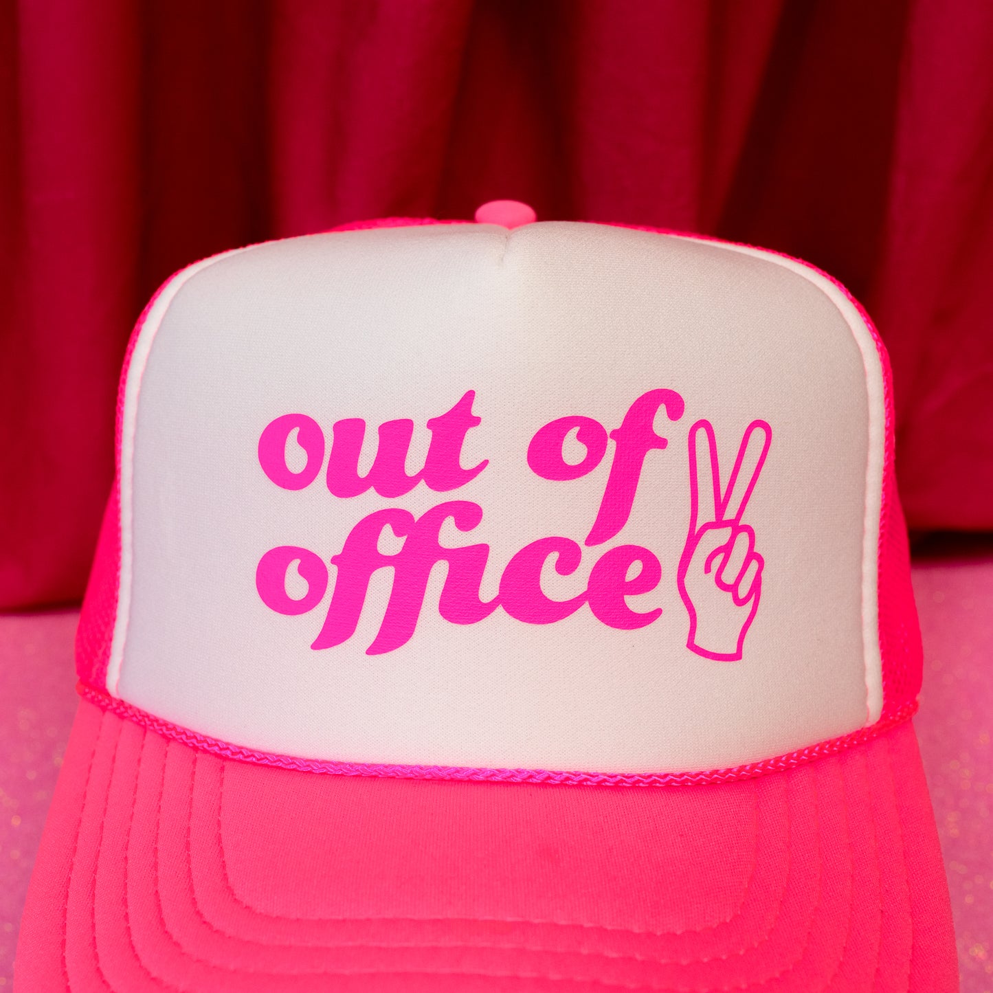 Out Of Office Trucker Hat - Gasp
