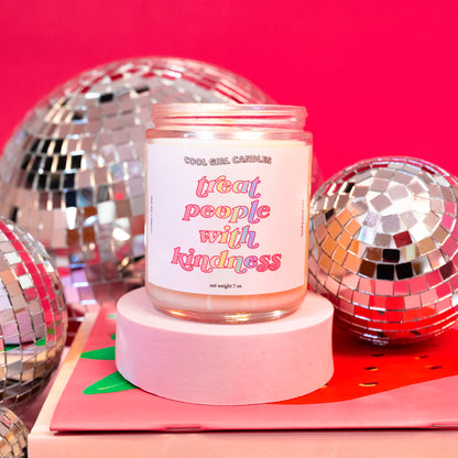 Treat People With Kindness Jar Candle - Gasp