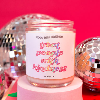Treat People With Kindness Jar Candle - Gasp