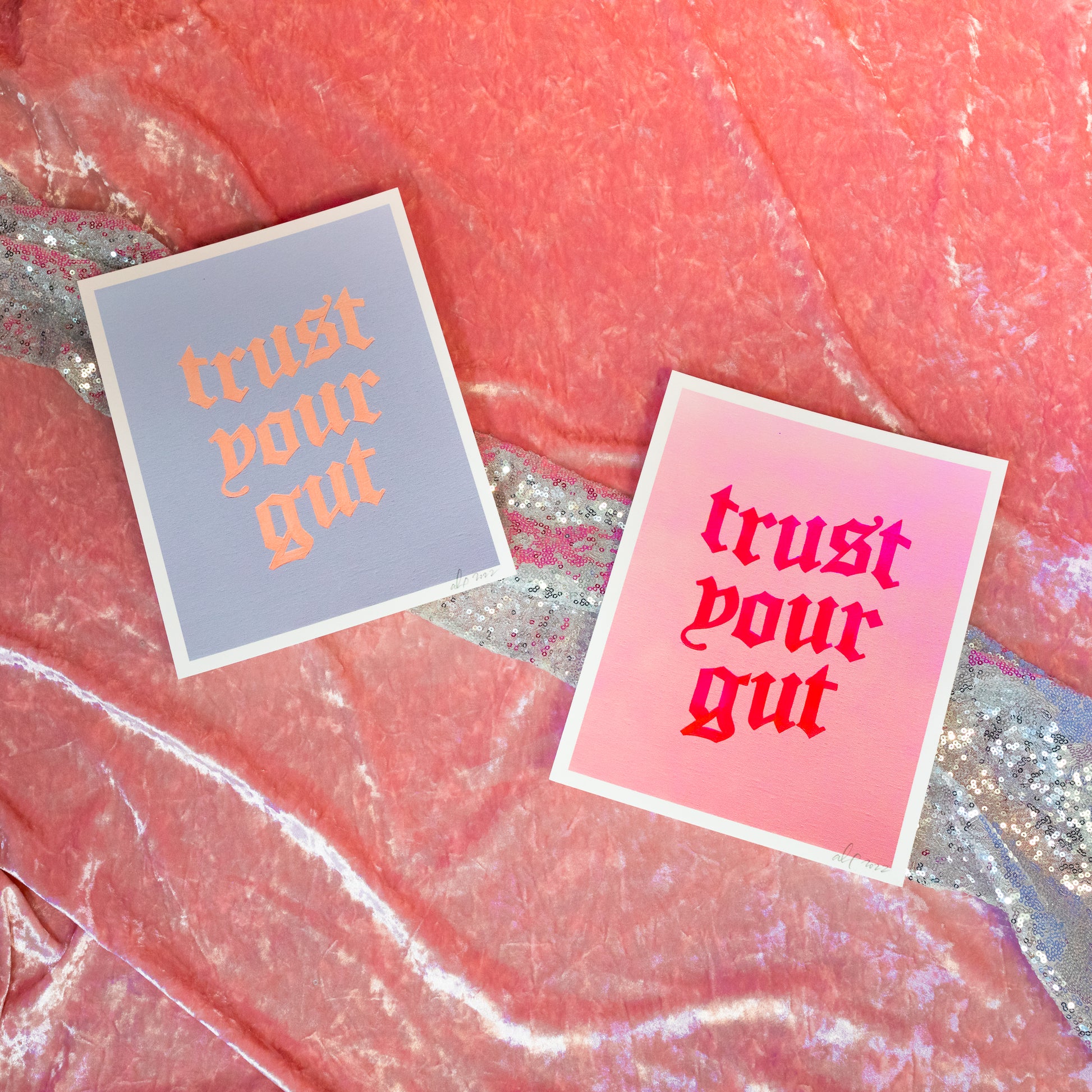 Trust Your Gut Art Print - Gasp