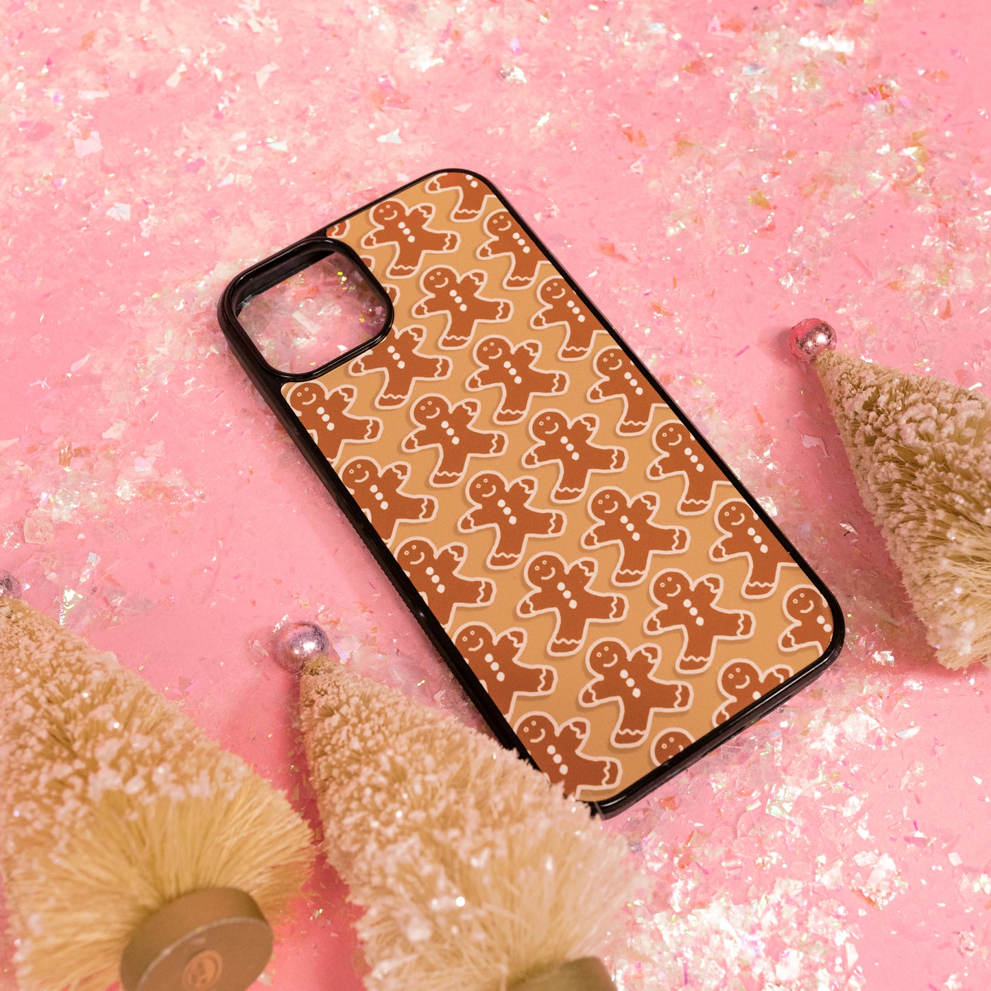 Smiley Gingerbread Man Phone Case - Gasp