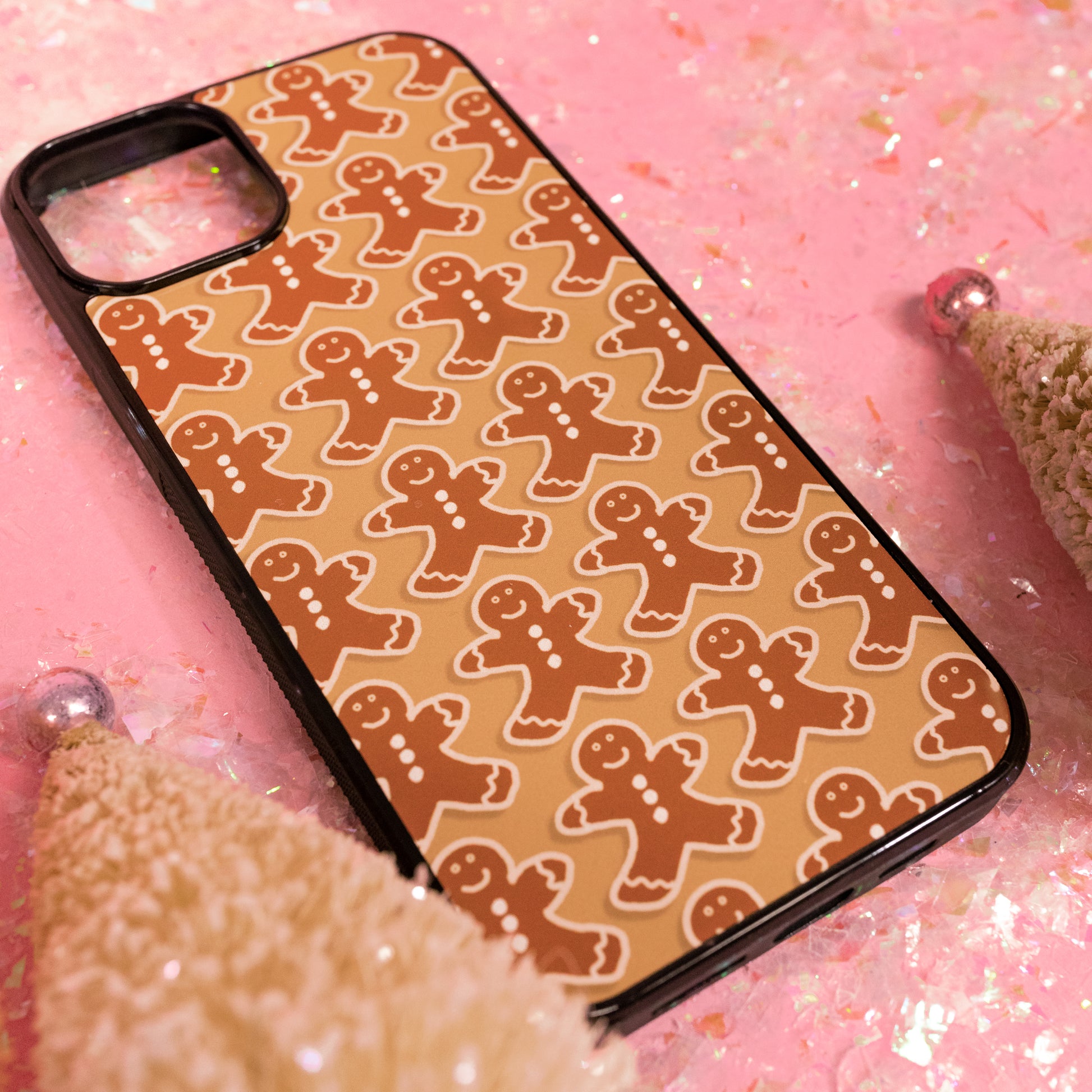 Smiley Gingerbread Man Phone Case - Gasp
