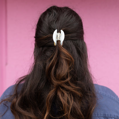 Cinnamon Roll Hair Claw Clip