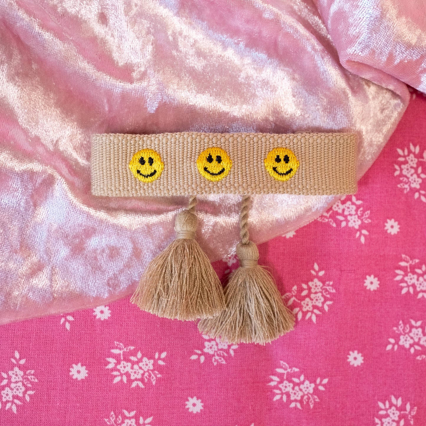 Smiley Tassel Bracelet