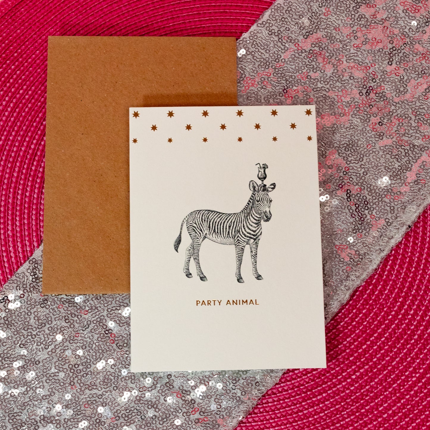 party animal greeting card 