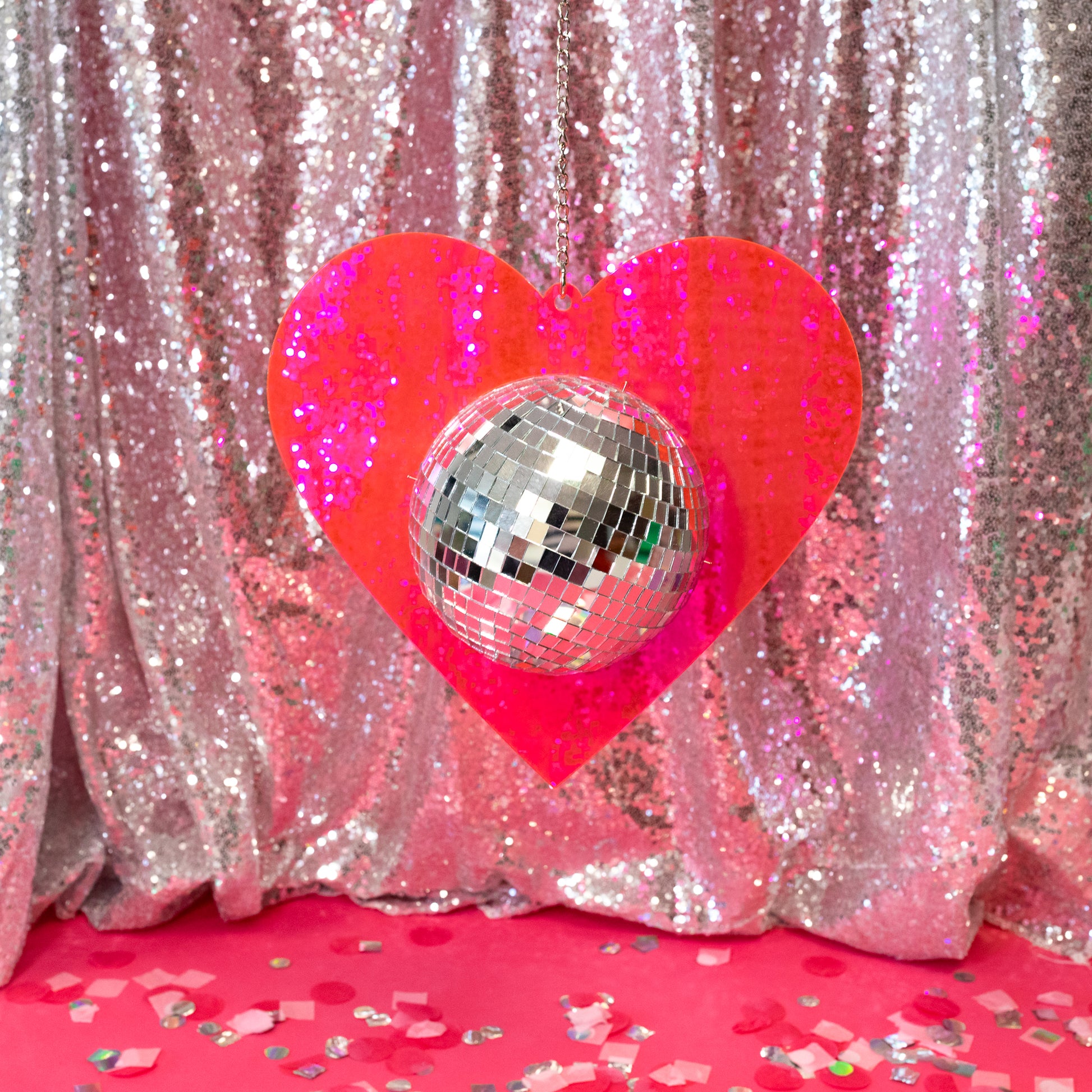 Acrylic Heart Disco Ball - Gasp