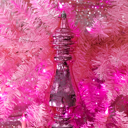 Large Pink Finial Ornament - Gasp
