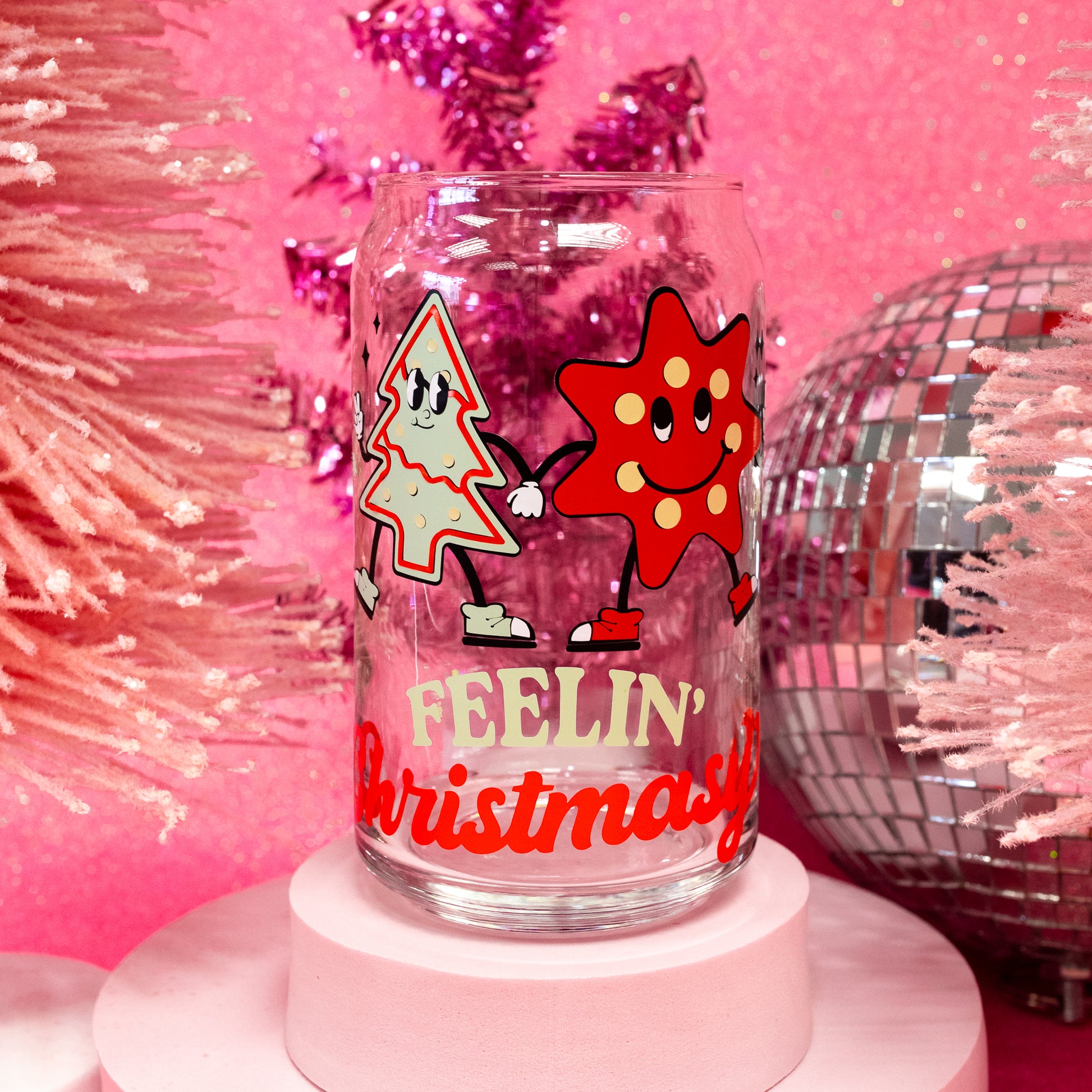 Feelin' Christmasy Beer Can Glass - Gasp