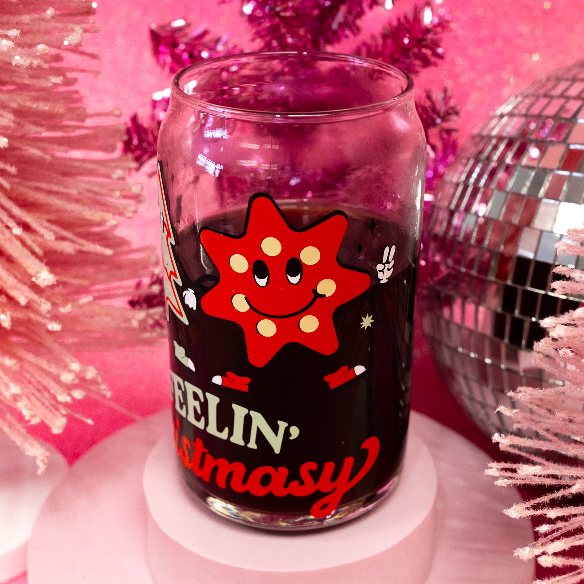 Feelin' Christmasy Beer Can Glass - Gasp