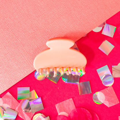 Pastel Mini Oval Claw Hair Clips