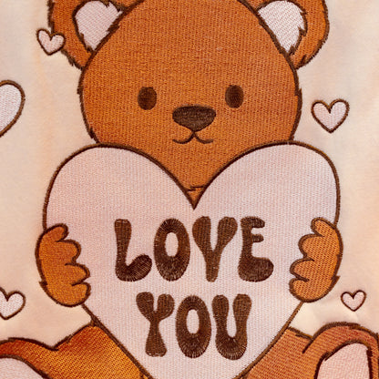 love you heart sweatshirt