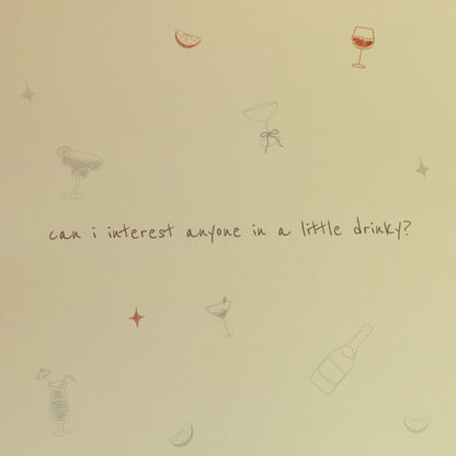 A Little Drinky Art Print