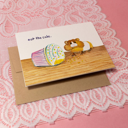 Hamster Animal Birthday Card