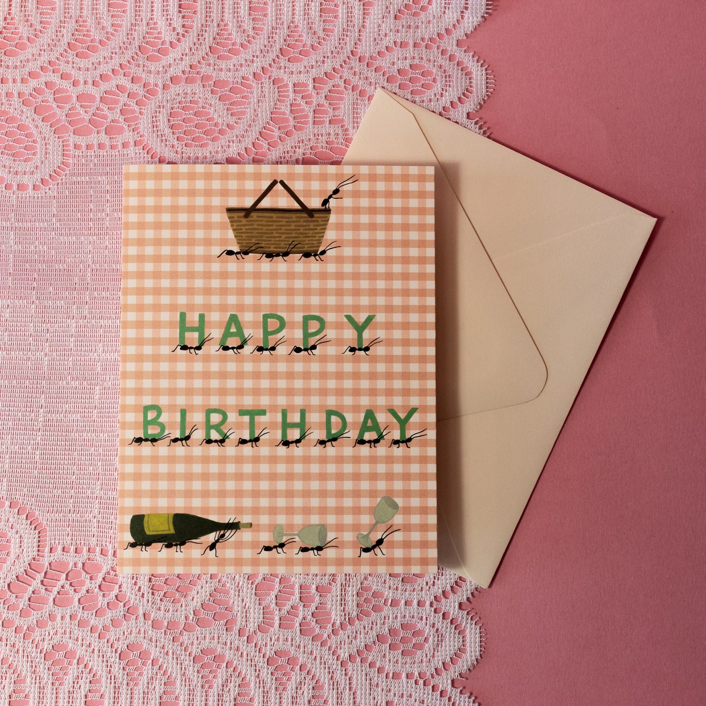 Picnic Ants Birthday Card - Gasp