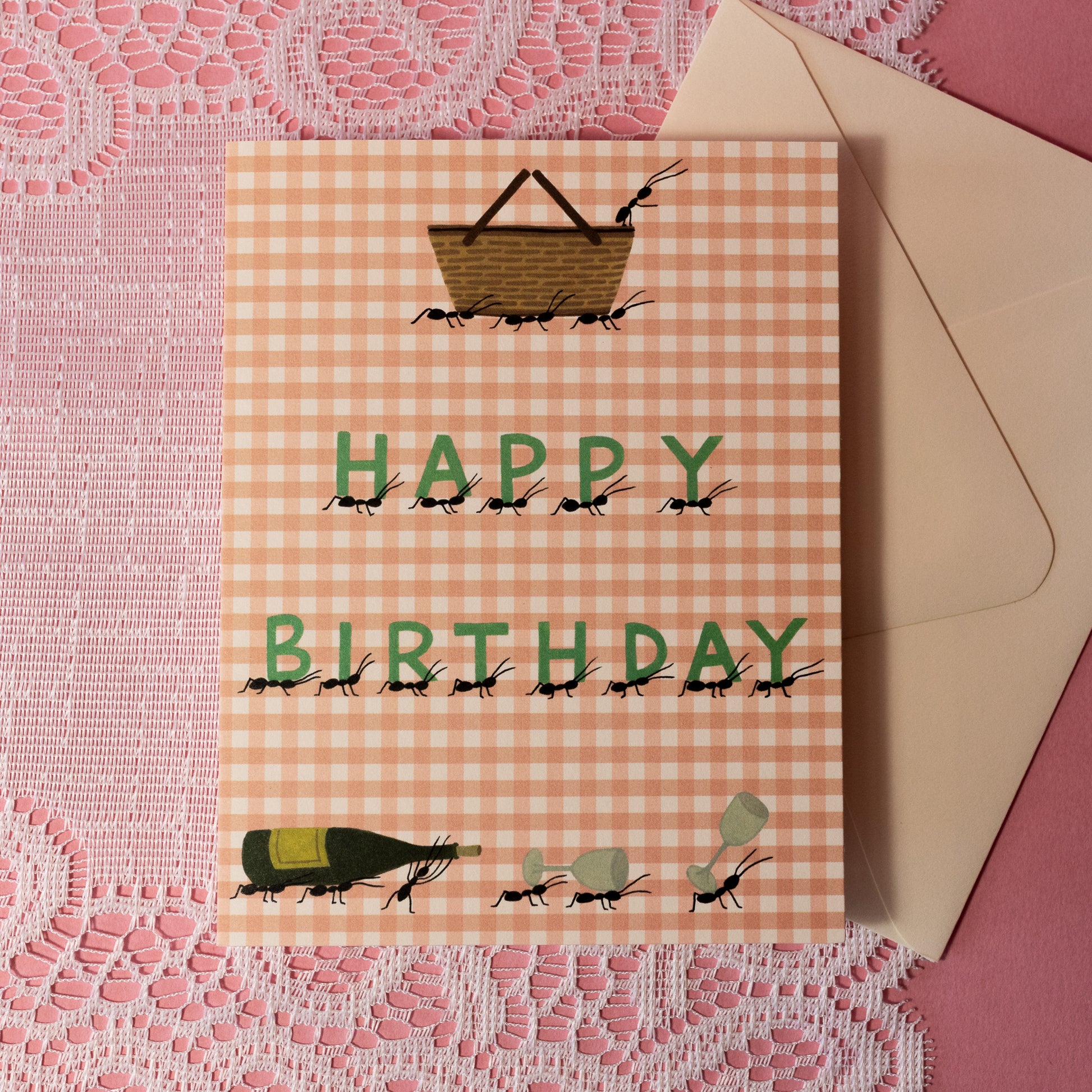 Picnic Ants Birthday Card - Gasp