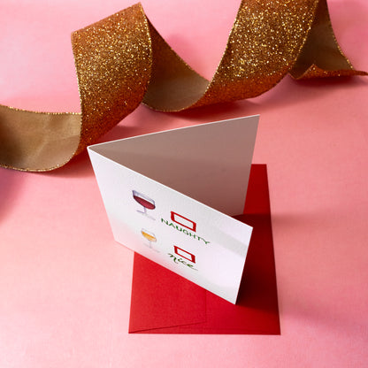 white card red envelope