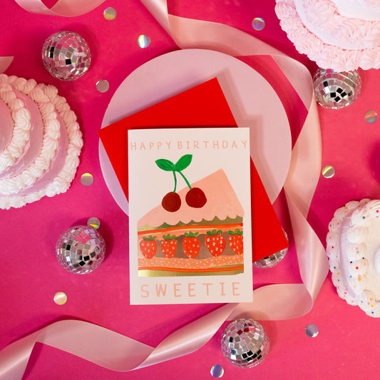 Cherry On Top Happy Birthday Greeting Card