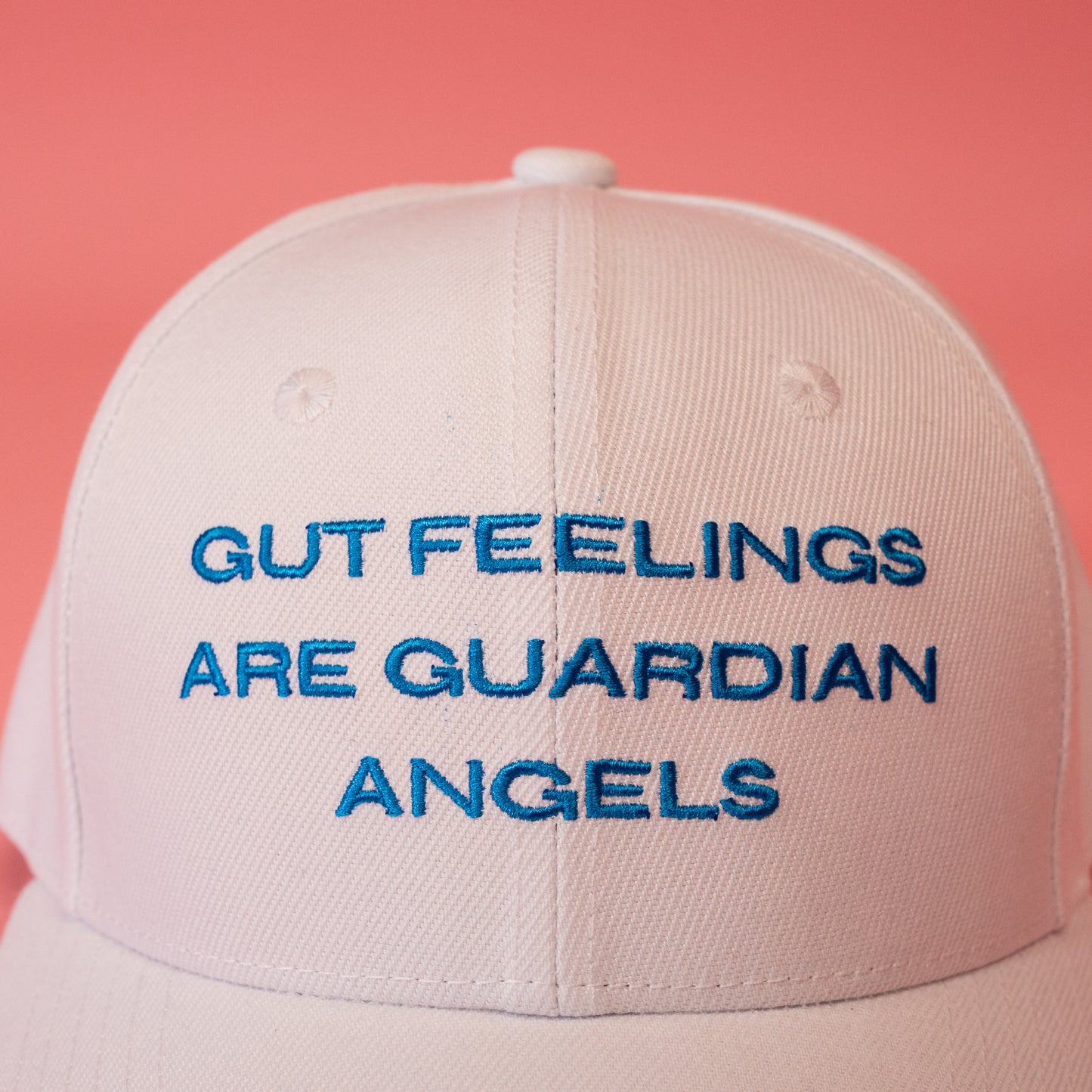 Gut Feelings Are Guardian Angels Baseball Hat - Gasp