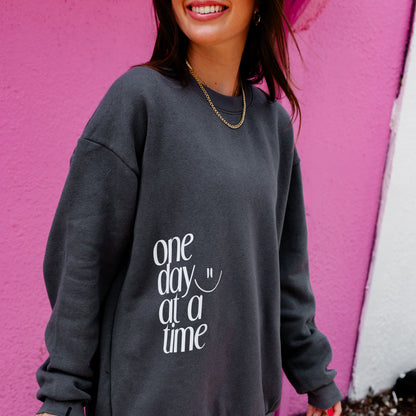 One Day At A Time Crewneck Sweatshirt
