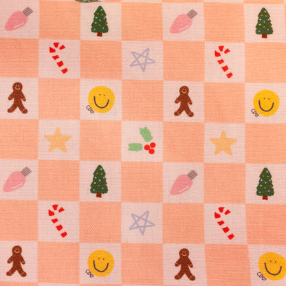 Checkerboard Christmas Tote - Gasp