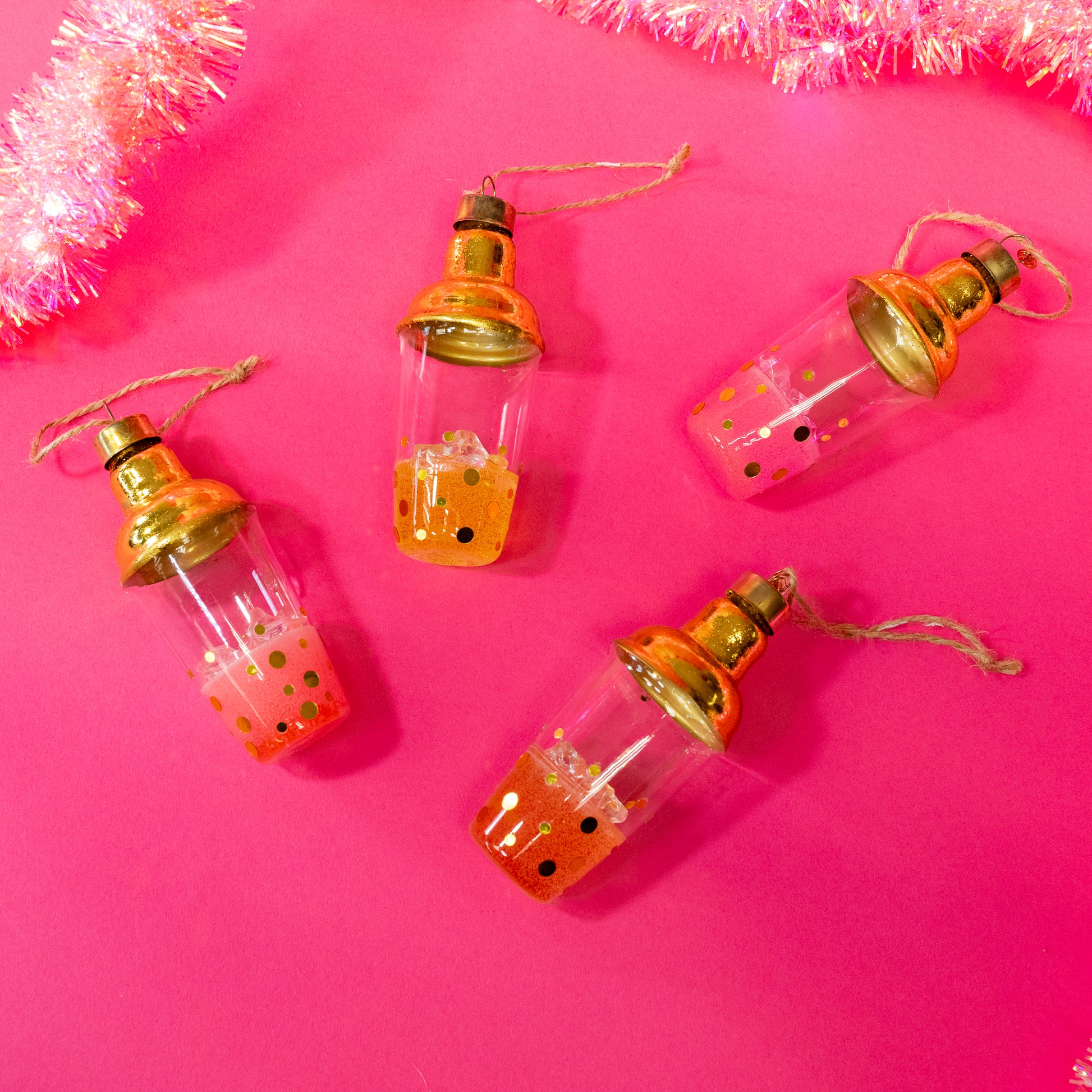 Cocktail Shaker Ornaments - Gasp