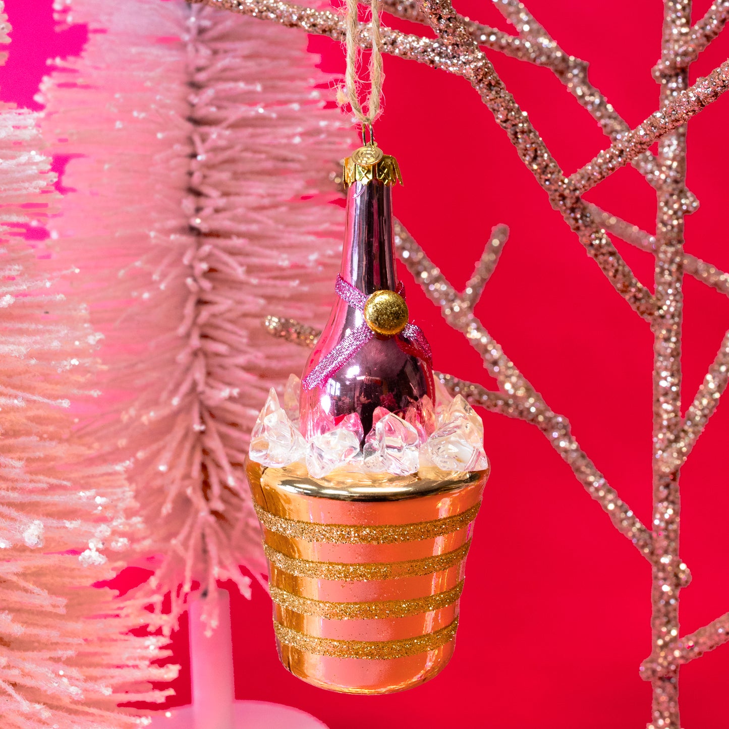 Champagne Bucket Ornaments - Gasp