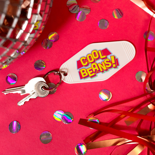 Cool Beans Motel Keychain