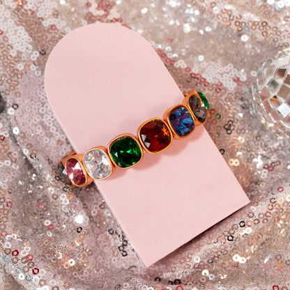 colorful jewel bracelet
