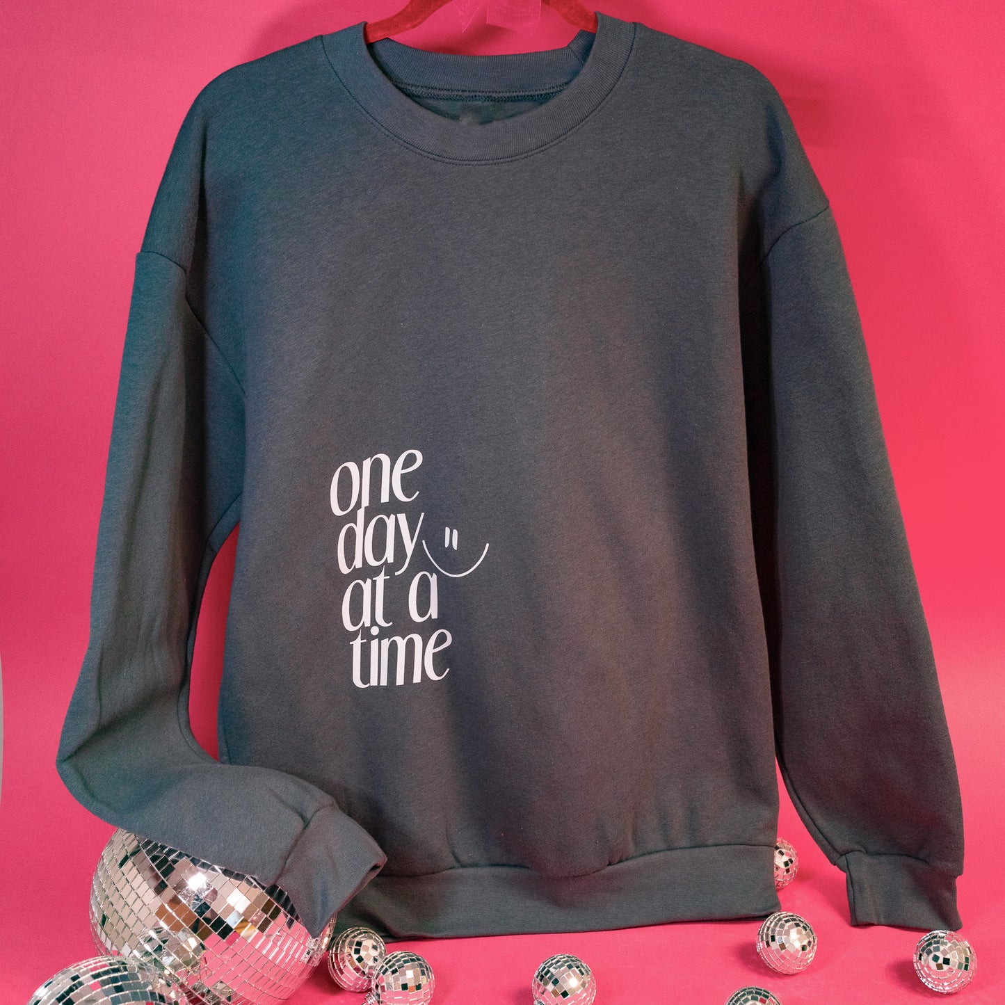 One Day At A Time Crewneck Sweatshirt