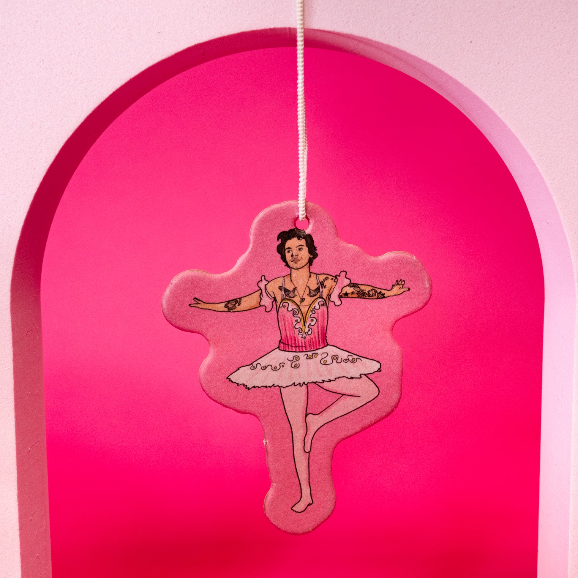 ballet harry styles pink air freshener