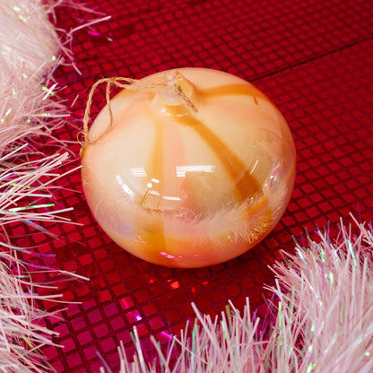 Glass Watercolor Christmas Ornament - Gasp