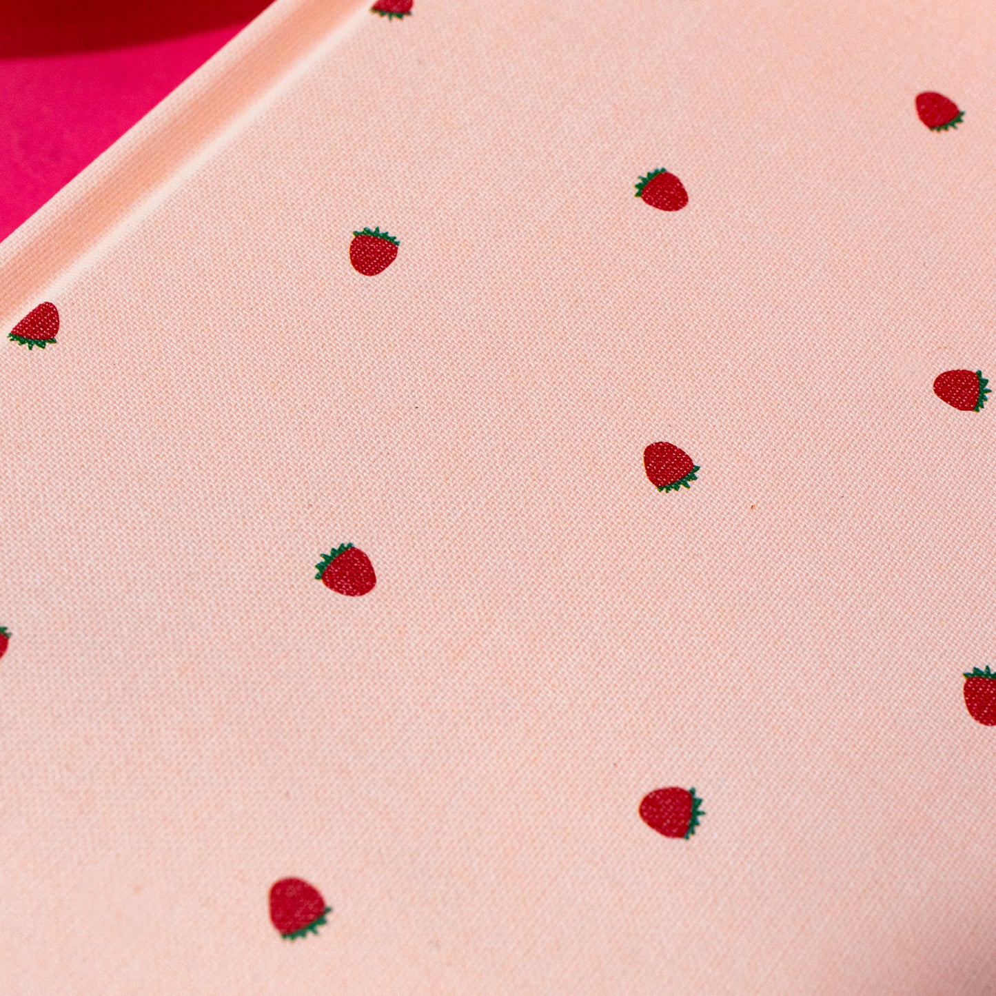 Strawberry Lined Journal