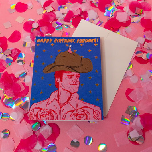 Happy Birthday Pardner Card - Gasp