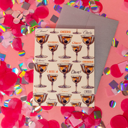Cheers! Greeting Cards - Gasp