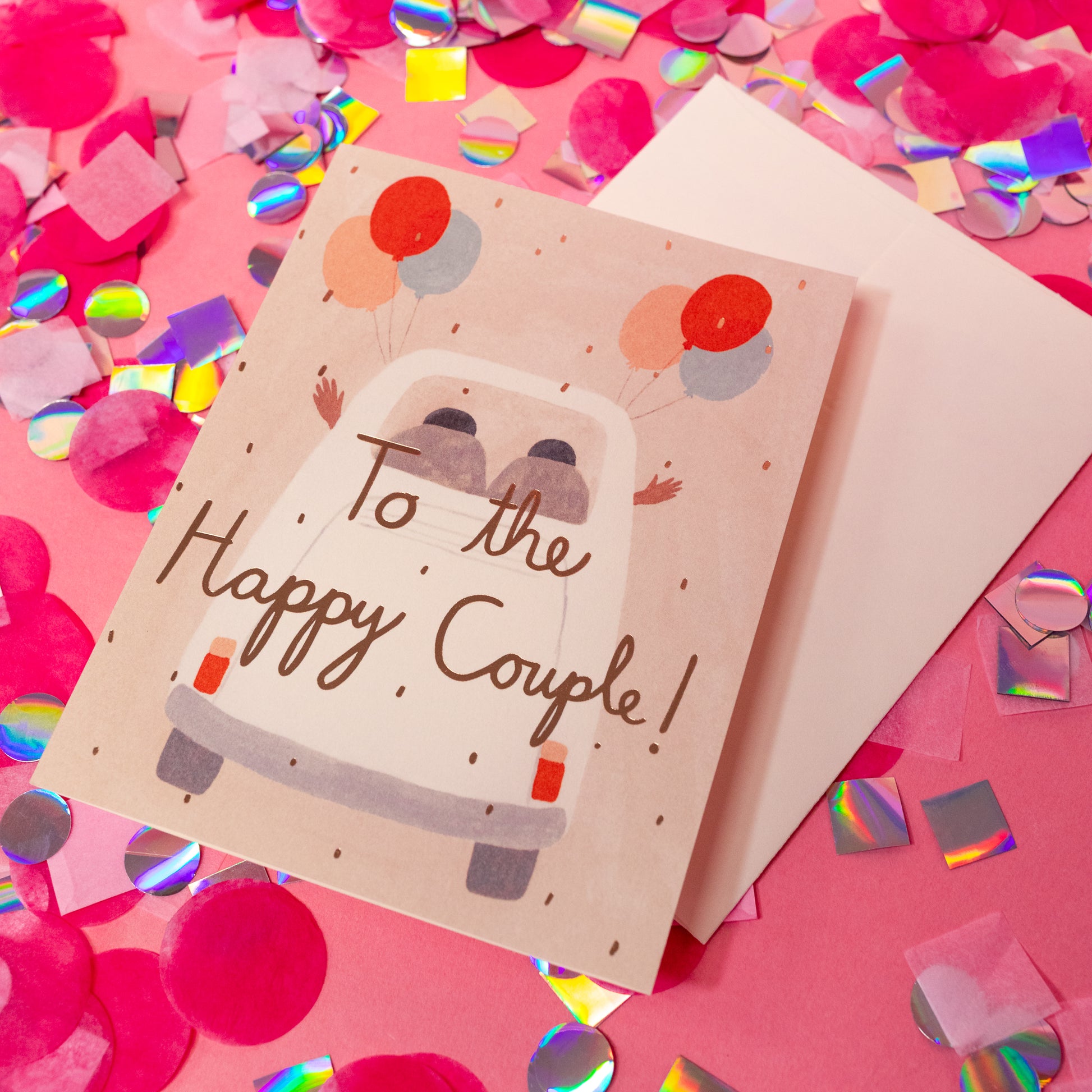 Happy Couple Greeting Cards - Gasp
