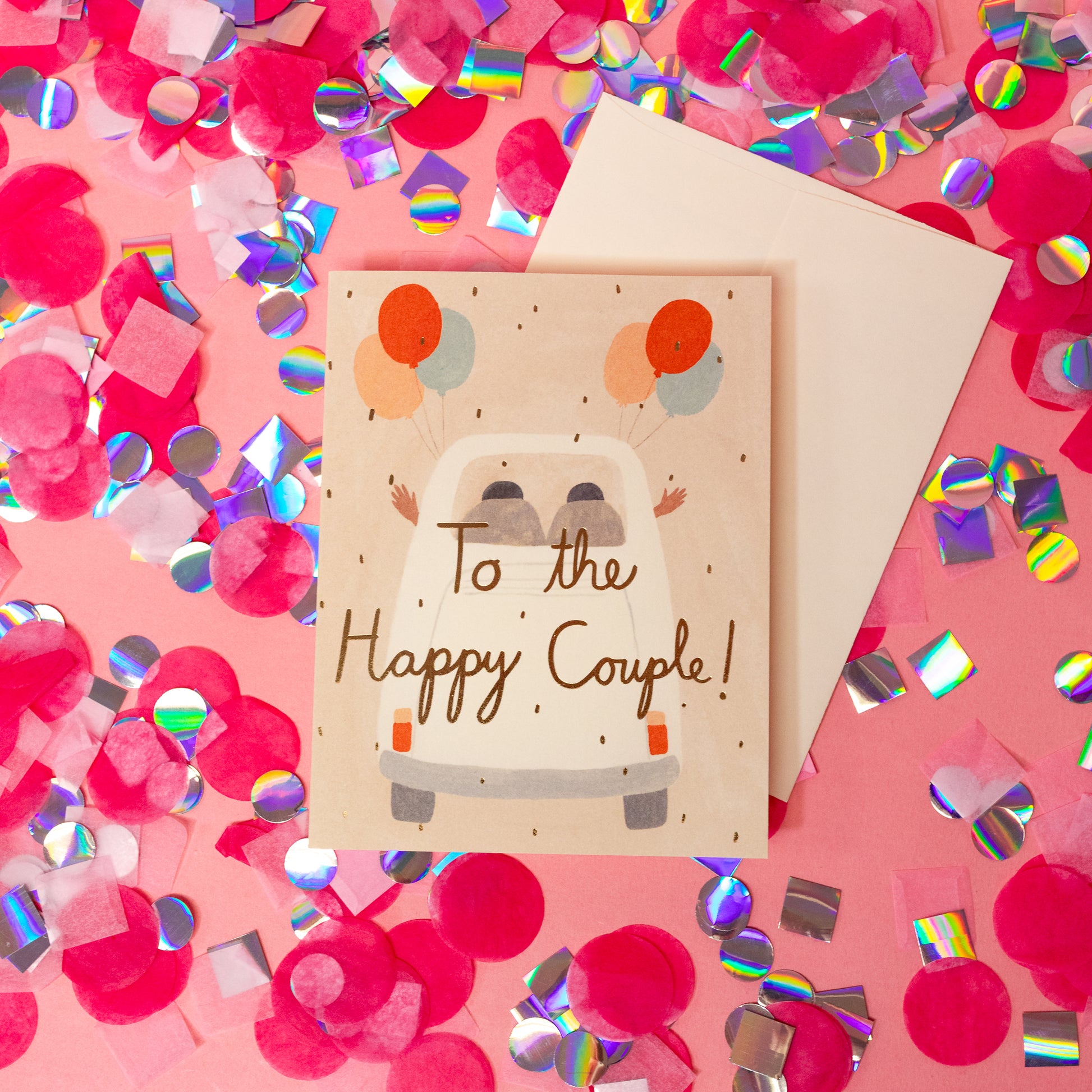 Happy Couple Greeting Cards - Gasp