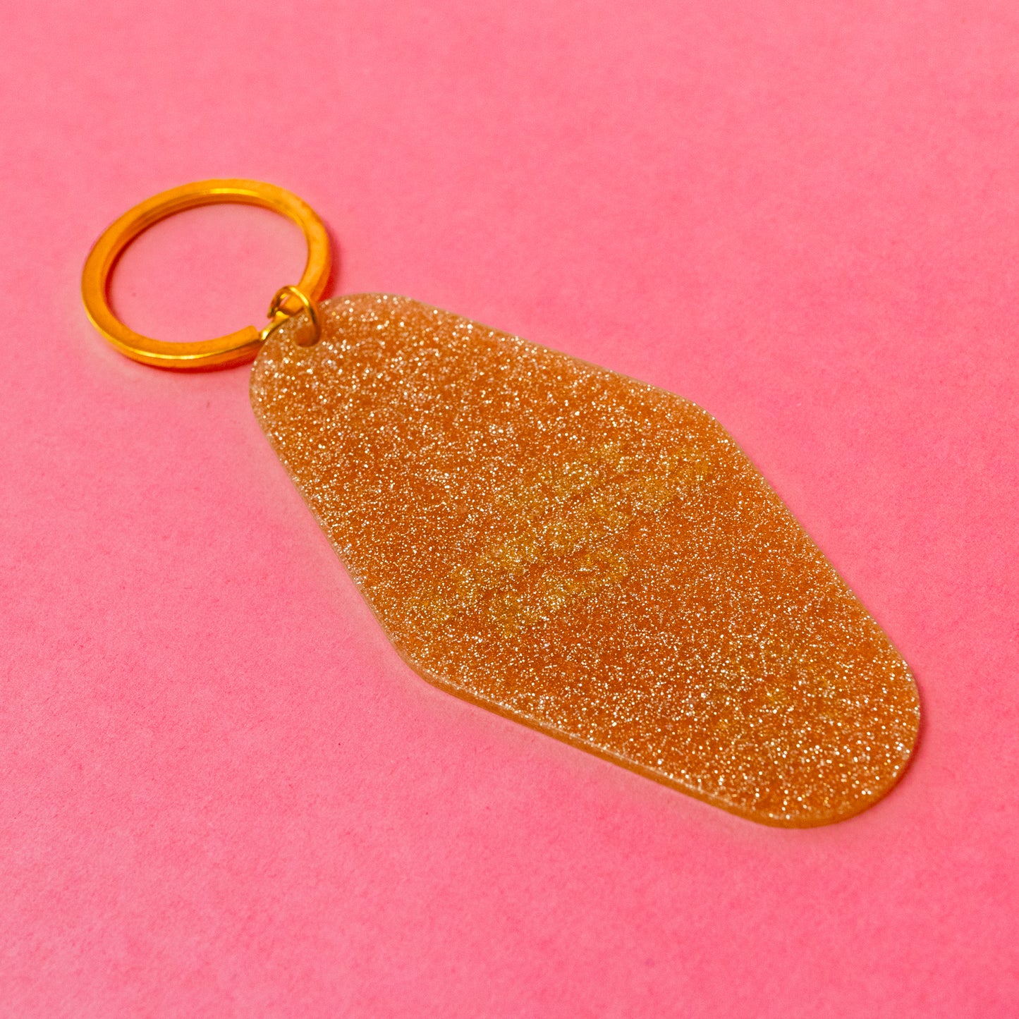 Getaway Car Glitter Motel Keychain - Gasp