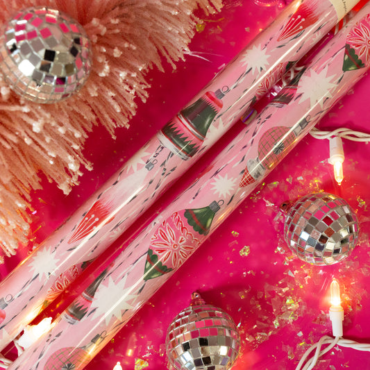 Retro Ornaments Gift Wrapping Paper