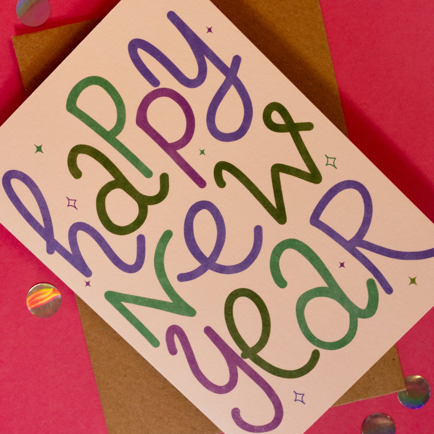 Sparkle Happy New Year Card