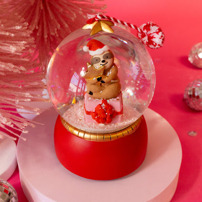 Sloth Gifts Christmas Snow Globe