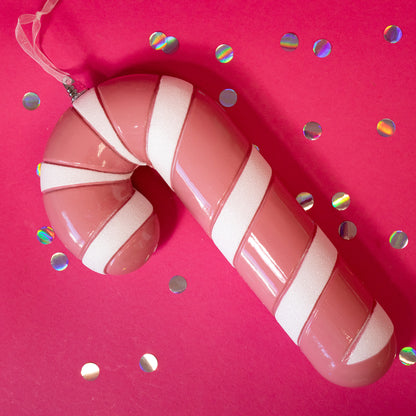Pink Candy Cane Decoration