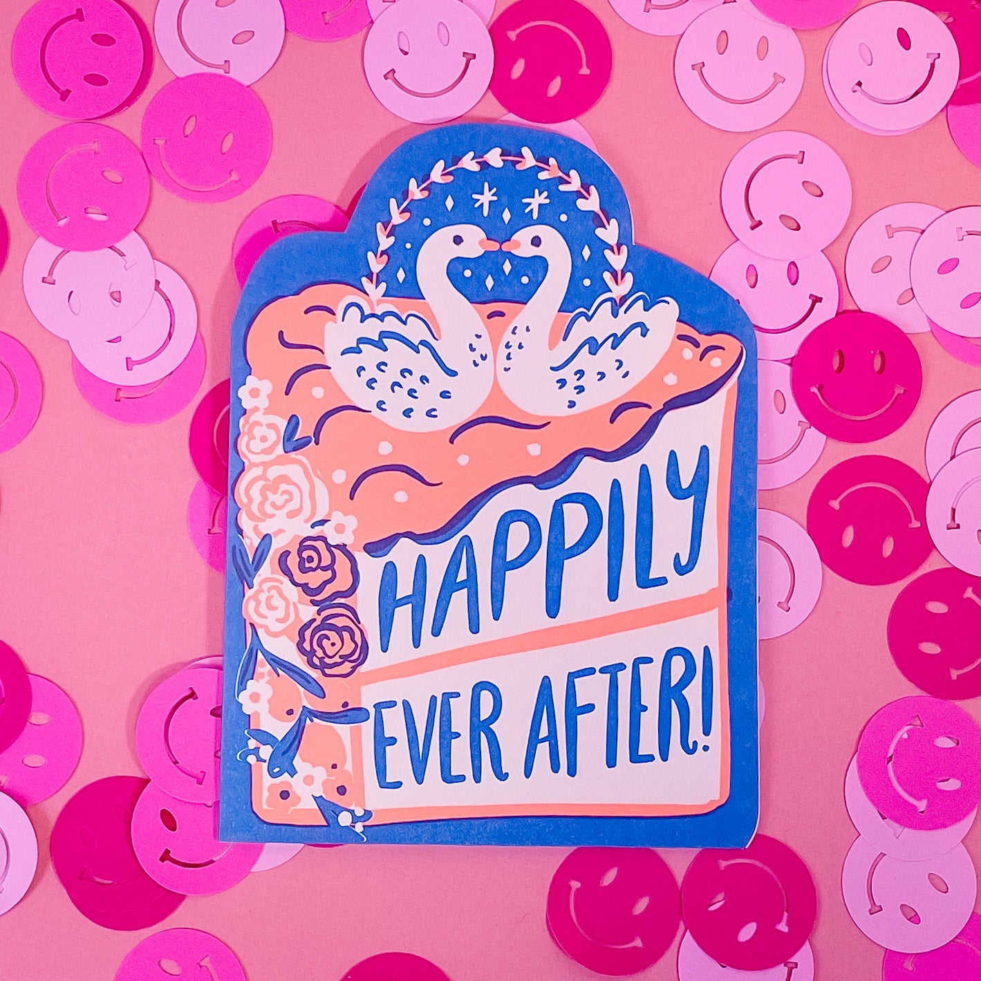 Happily Ever After Wedding Cake Card - Gasp