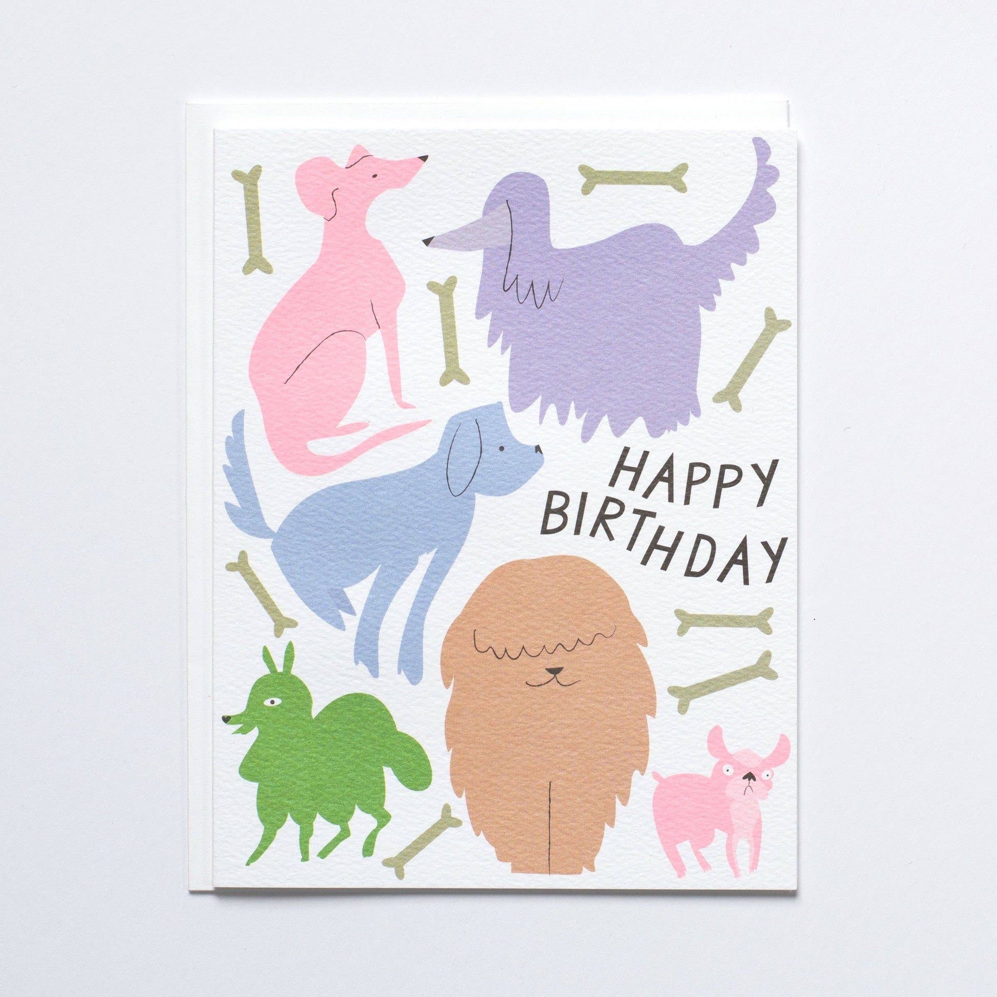 Dogs Happy Birthday Card - Gasp Winter Park