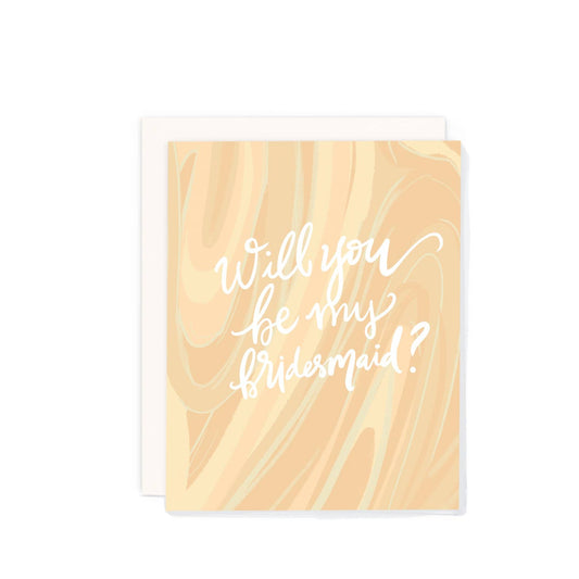 Will you be my Bridesmaid Card - Gasp Winter Park