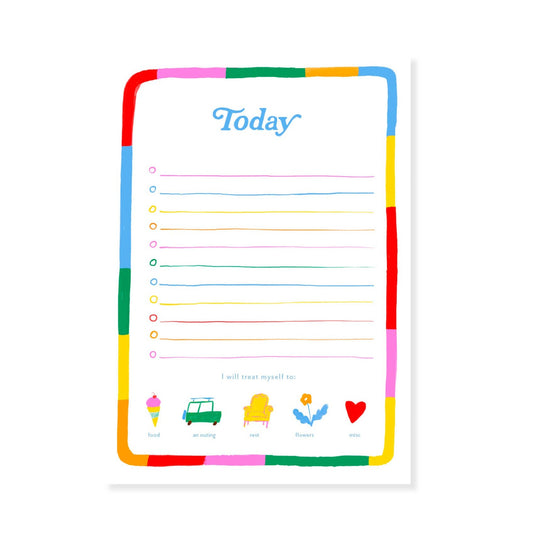 Today Rainbow Notepad - Gasp